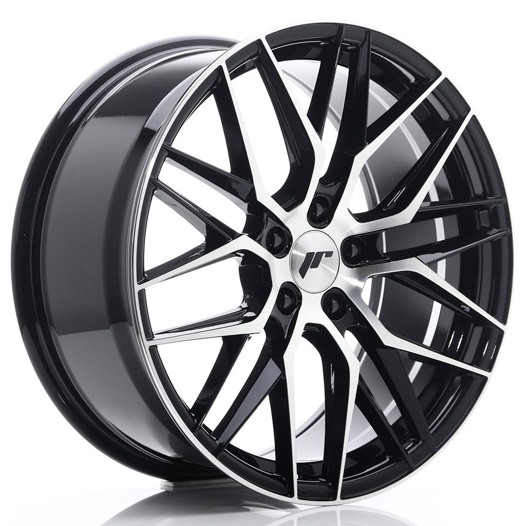 Cerchio in Lega JAPAN RACING JR28 19x8.5 ET40 5x112 Gloss Black Machined Face