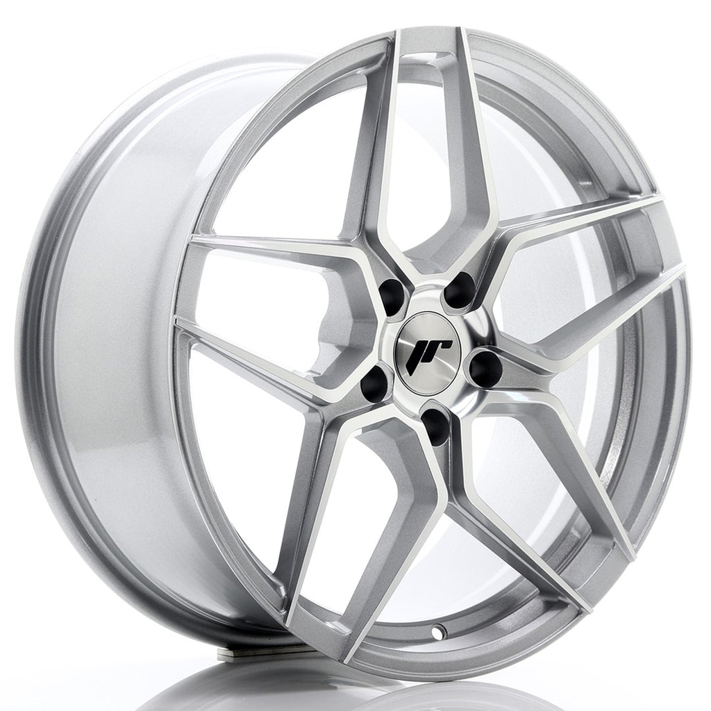 Cerchio in Lega JAPAN RACING JR34 19x8.5 ET35 5x120 Silver Machined Face