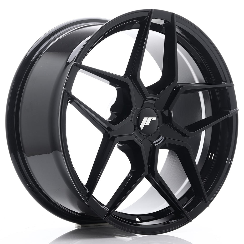 Cerchio in Lega JAPAN RACING JR34 19x8,5 ET20-40 5H con foratura su misura Gloss Black