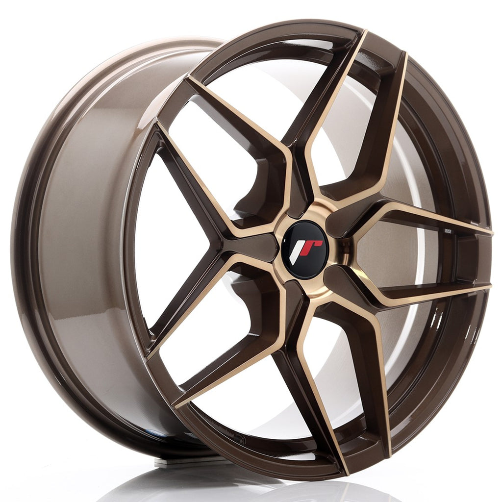 Cerchio in Lega JAPAN RACING JR34 19x8.5 ET20-40 5H con foratura su misura Platinum Bronze