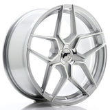 Cerchio in Lega JAPAN RACING JR34 19x8.5 ET20-40 5H con foratura su misura Silver Machined Face