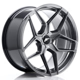 Cerchio in Lega JAPAN RACING JR34 19x9.5 ET20-40 5H con foratura su misura Hyper Black