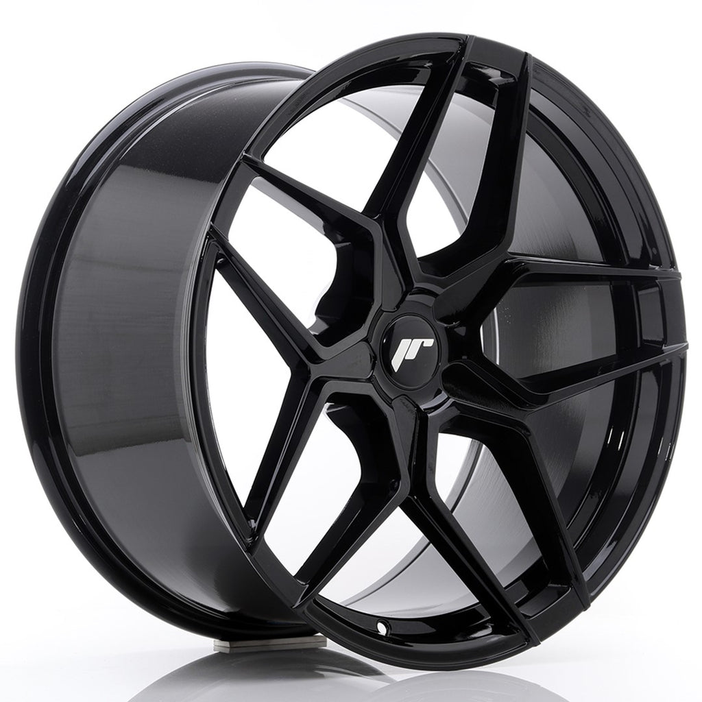 Cerchio in Lega JAPAN RACING JR34 20x10 ET20-40 5H con foratura su misura Gloss Black