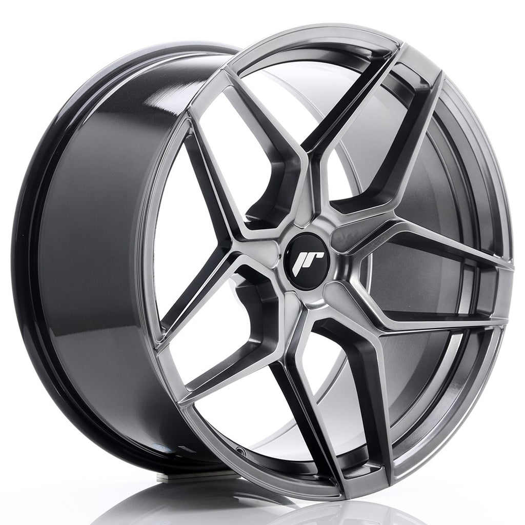 Cerchio in Lega JAPAN RACING JR34 20x10 ET20-40 5H con foratura su misura Hyper Black