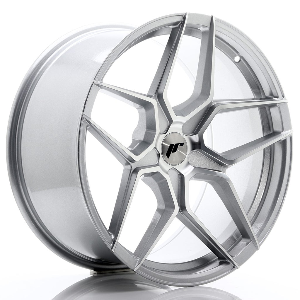 Cerchio in Lega JAPAN RACING JR34 20x10 ET20-40 5H con foratura su misura Silver Machined Face