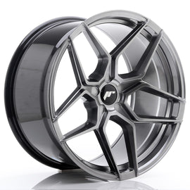 Cerchio in Lega JAPAN RACING JR34 20x10,5 ET20-35 5H con foratura su misura Hyper Black