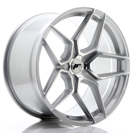 Cerchio in Lega JAPAN RACING JR34 20x10,5 ET20-35 5H con foratura su misura Silver Machined Face