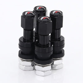 Set Valvole Aria in Alluminio Japan Racing v2 Nere con Logo - em-power.it