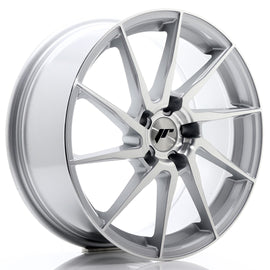 Cerchio in Lega JAPAN RACING JR36 18x8 ET35 5x120 Silver Brushed Face