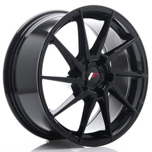 Load image into Gallery viewer, Cerchio in Lega JAPAN RACING JR36 18x8 ET20-52 5H con foratura su misura Gloss Black