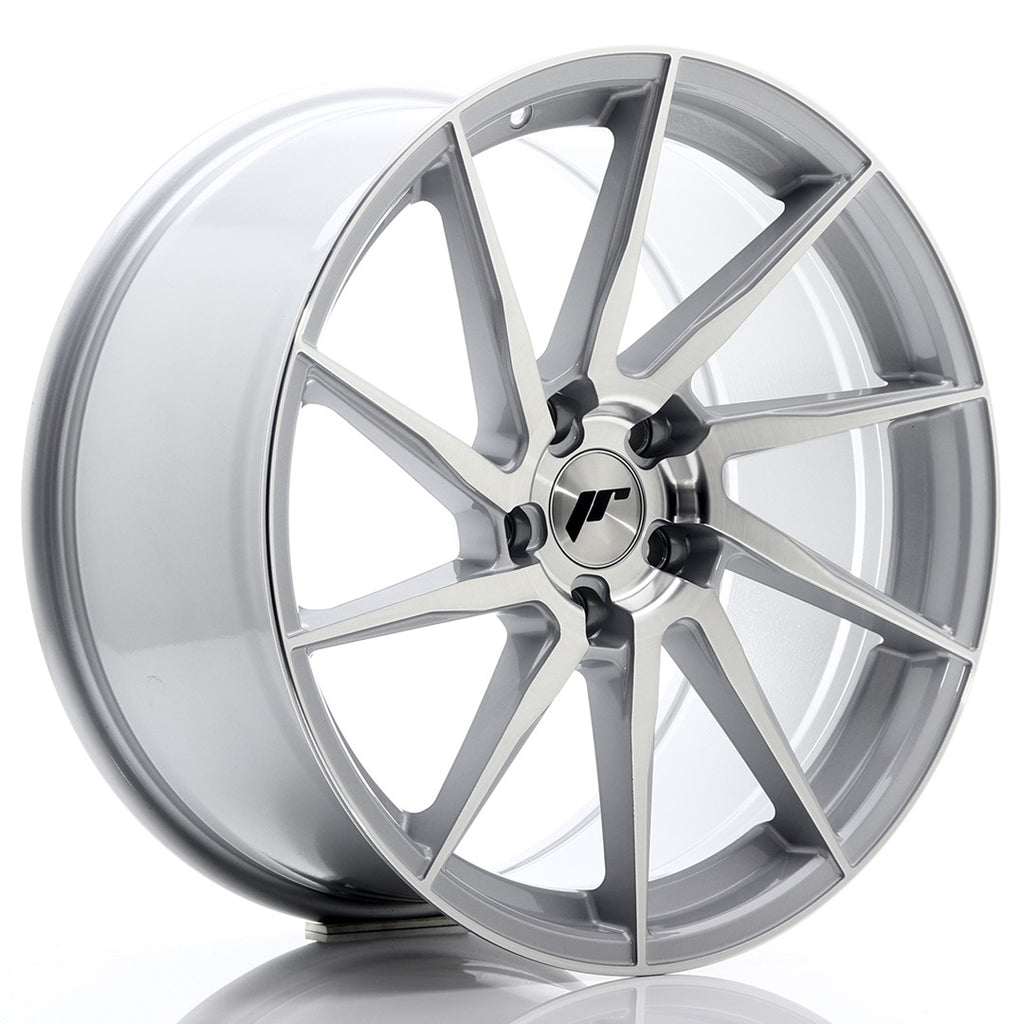 Cerchio in Lega JAPAN RACING JR36 19x9.5 ET35 5x120 Silver Brushed Face