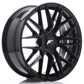 Cerchio in Lega JAPAN RACING JR28 18x7.5 ET20-40 con foratura su misura Gloss Black