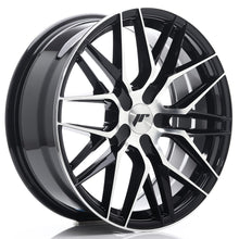 Load image into Gallery viewer, Cerchio in Lega JAPAN RACING JR28 18x7,5 ET20-40 con foratura su misura Gloss Black Machined Face