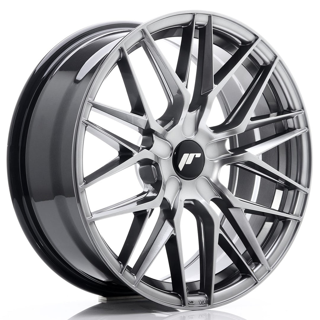 Cerchio in Lega JAPAN RACING JR28 18x7,5 ET20-40 con foratura su misura Hyper Black
