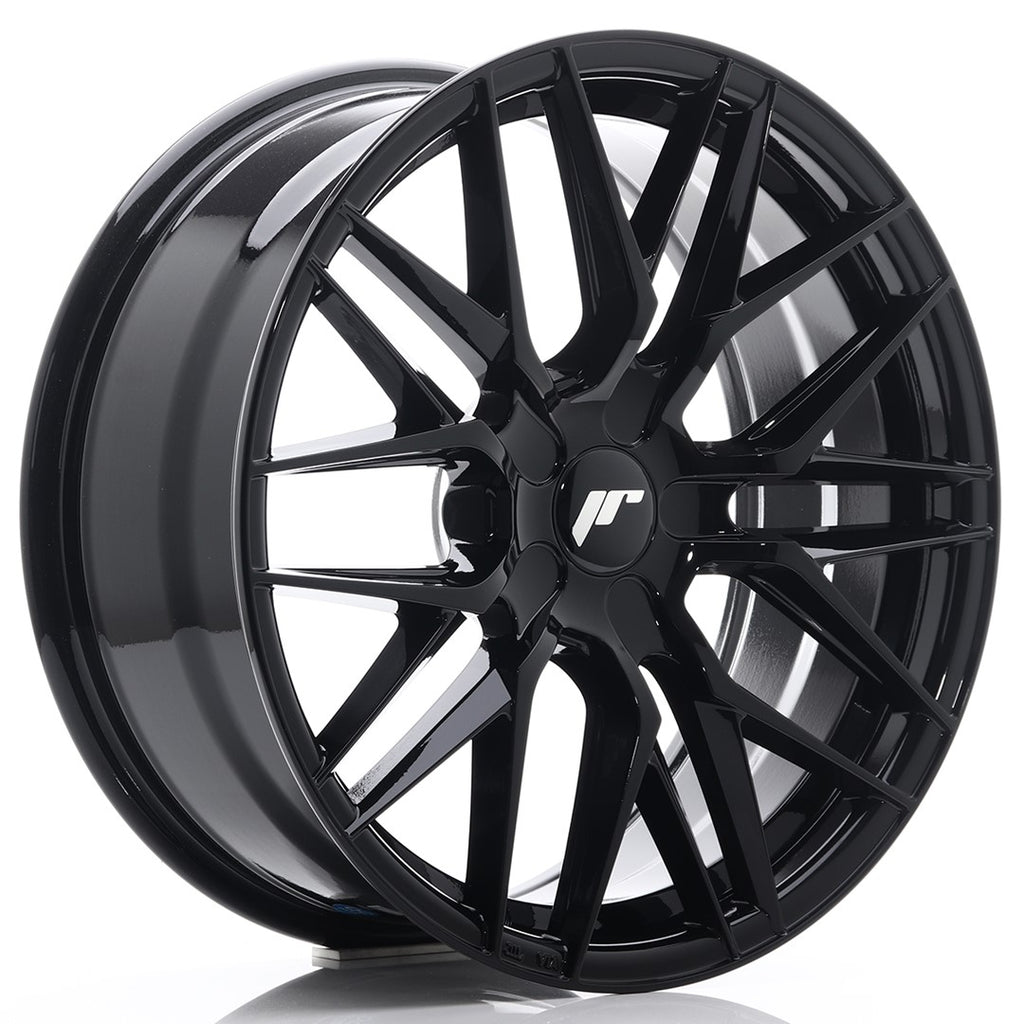 Cerchio in Lega JAPAN RACING JR28 18x7.5 ET40 con foratura su misura Gloss Black