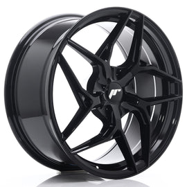Cerchio in Lega JAPAN RACING JR35 19x8.5 ET20-45 5H con foratura su misura Gloss Black