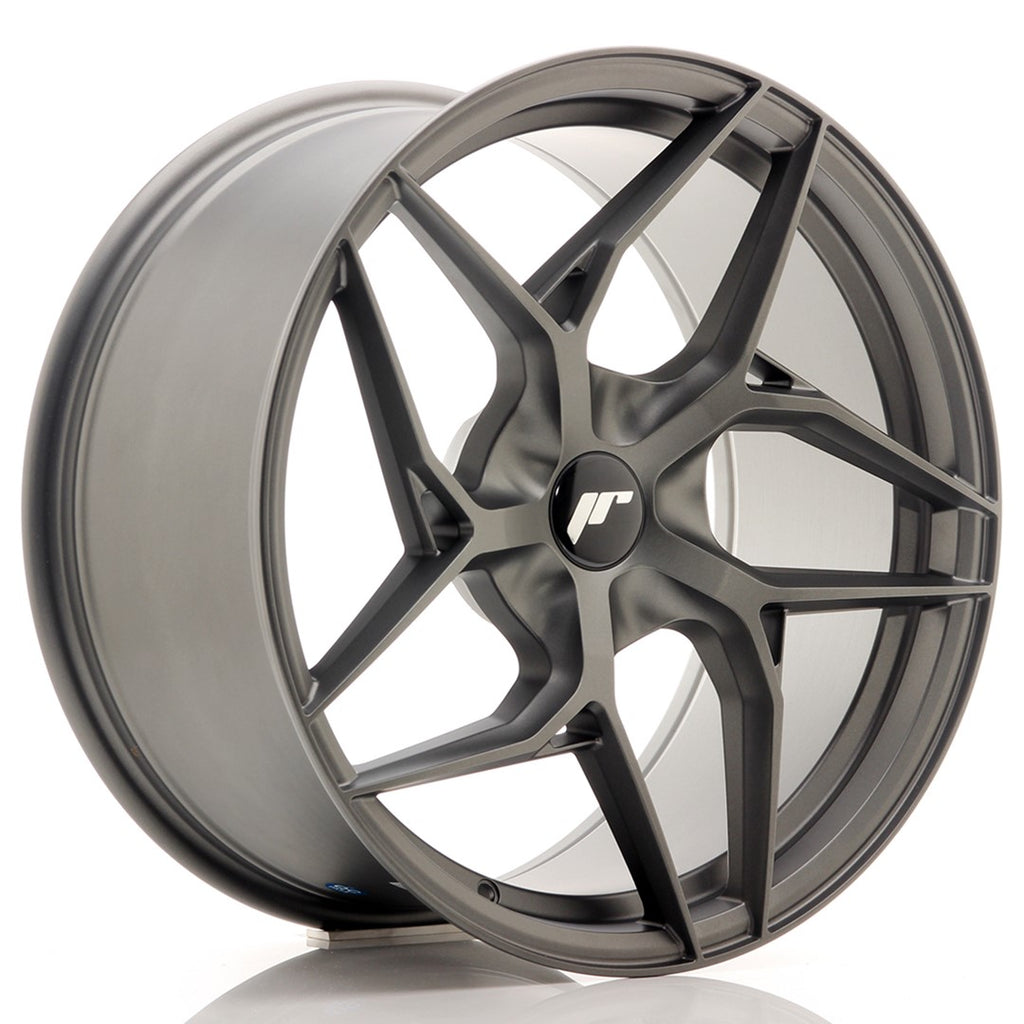 Cerchio in Lega JAPAN RACING JR35 19x9.5 ET20-45 5H con foratura su misura Matt Gun Metal