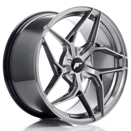 Cerchio in Lega JAPAN RACING JR35 19x9,5 ET20-45 5H con foratura su misura Hyper Black