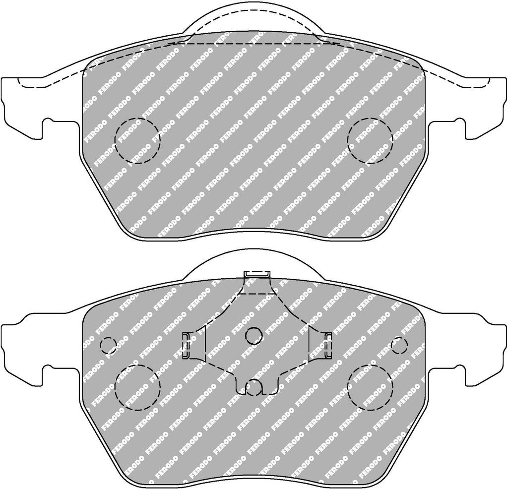Pastiglie freni Ferodo DS2500 anteriori Audi A4 B6/B7/B5, A6 C5/C6
