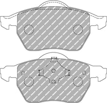 Pastiglie freni Ferodo DS2500 anteriori Audi A4 B6/B7/B5, A6 C5/C6