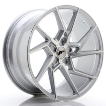 Carica l&#39;immagine nel visualizzatore di Gallery, Cerchio in Lega JAPAN RACING JR33 20x10 ET20-40 5H con foratura su misura Silver Machined Face
