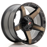 Cerchio in Lega JAPAN RACING JRX5 18x9 ET20 6x139.7 Titanium Black