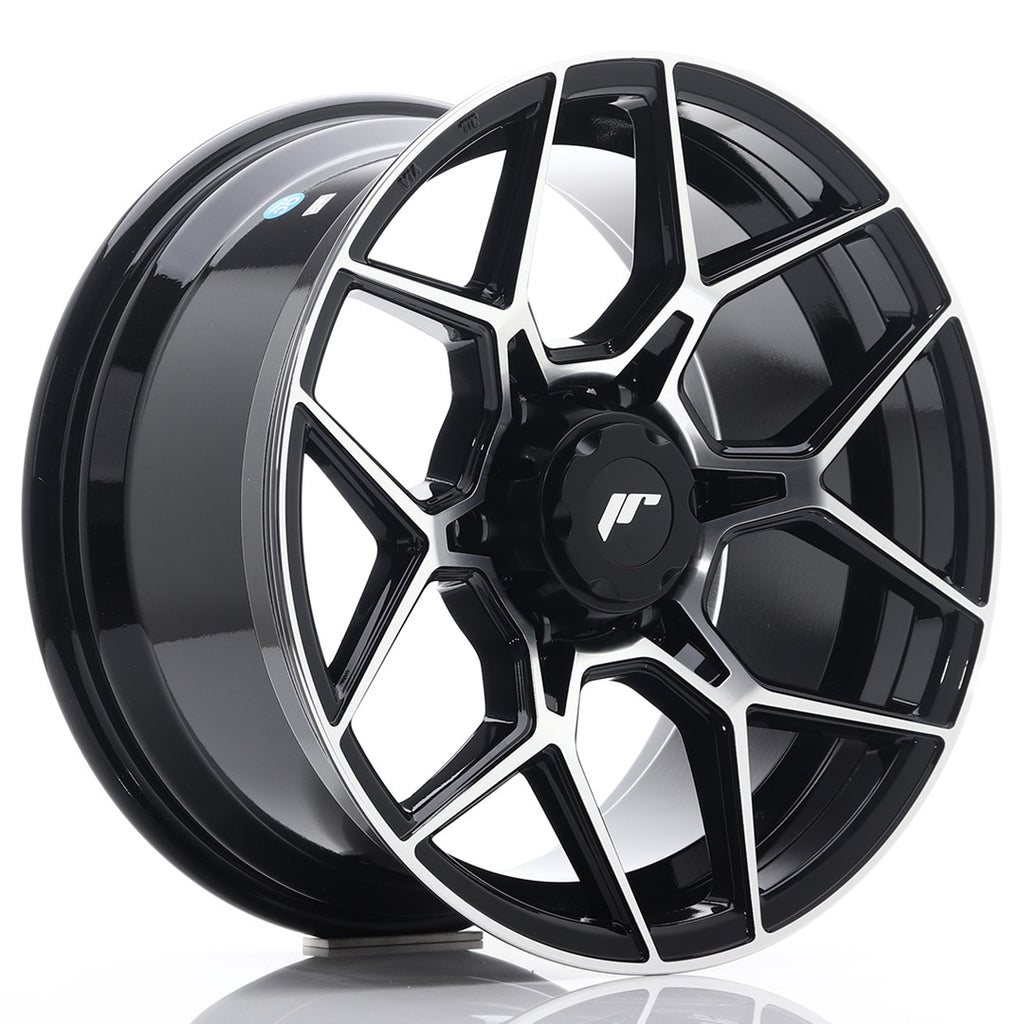 Cerchio in Lega JAPAN RACING JRX9 18x9 ET18 6x139.7 Gloss Black Machined Face