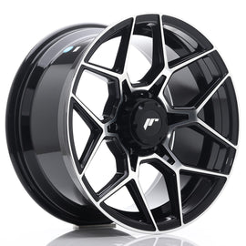Cerchio in Lega JAPAN RACING JRX9 18x9 ET18 6x114.3 Gloss Black Machined Face
