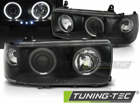 Fari Anteriori TOYOTA LAND CRUISER FJ 80 90-97 BLACK