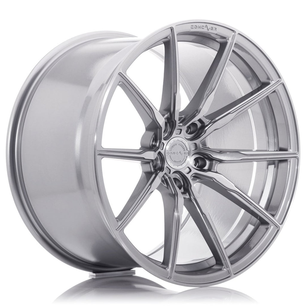 Cerchio in Lega CONCAVER CVR4 19x9.5 ET20-45 con foratura su misura Brushed Titanium