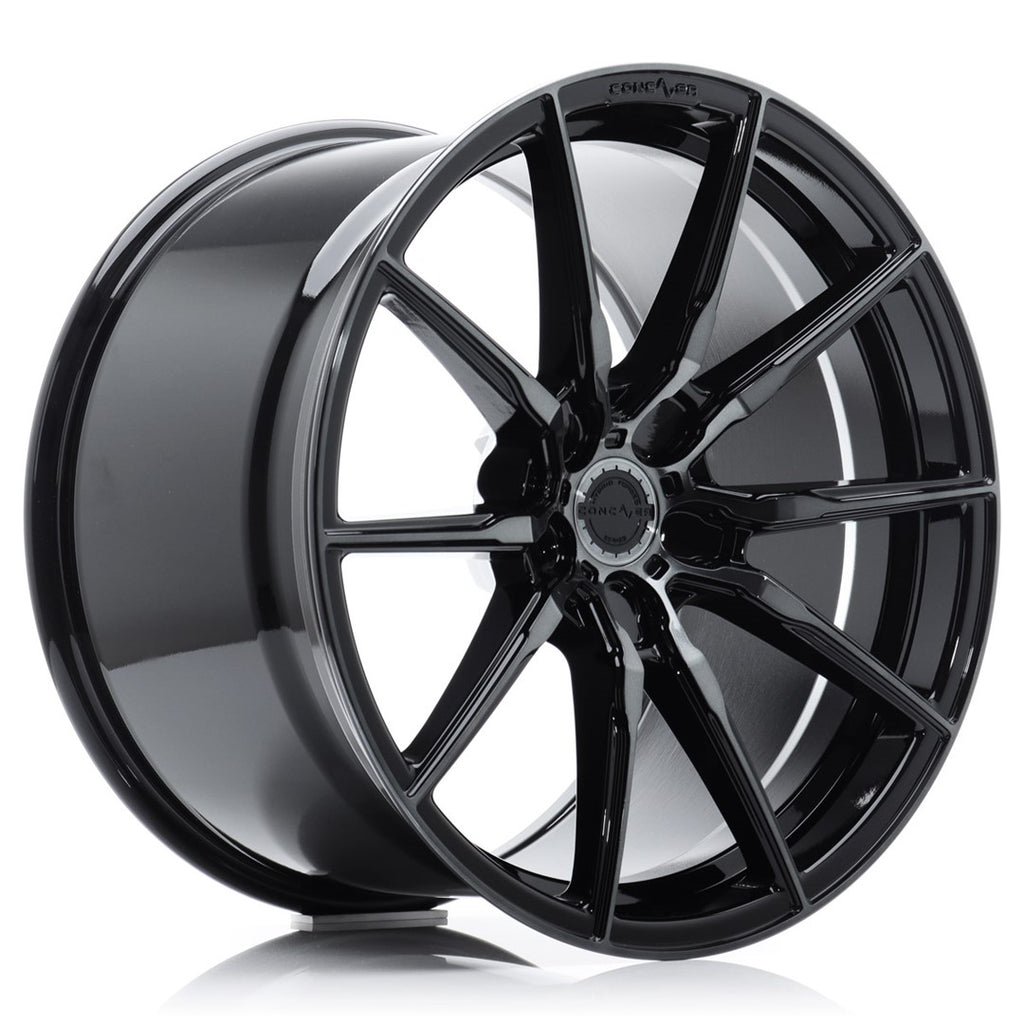 Cerchio in Lega CONCAVER CVR4 20x10,5 ET15-45 con foratura su misura Double Tinted Black