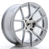 Cerchio in Lega JAPAN RACING JR30 17x8 ET40 5x112 Silver Machined Face