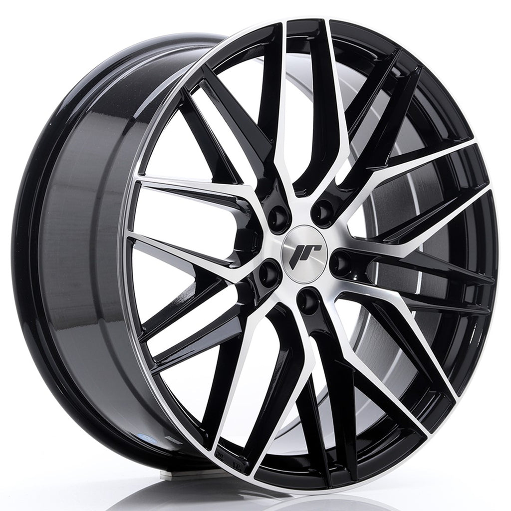 Cerchio in Lega JAPAN RACING JR28 20x8,5 ET40 5x112 Gloss Black Machined Face