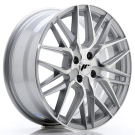 Cerchio in Lega JAPAN RACING JR28 17x7 ET40 4x100 Silver Machined Face