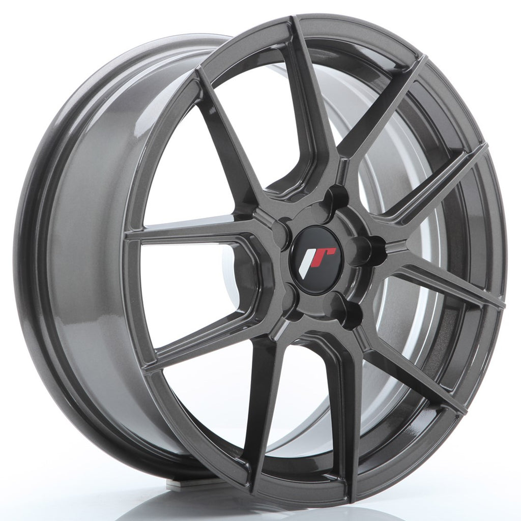 Cerchio in Lega JAPAN RACING JR30 17x7 ET20-40 5H con foratura su misura Hyper Gray