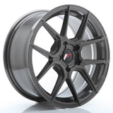 Cerchio in Lega JAPAN RACING JR30 17x8 ET20-40 5H con foratura su misura Hyper Gray