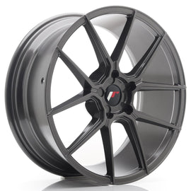Cerchio in Lega JAPAN RACING JR30 20x8.5 ET20-42 5H con foratura su misura Hyper Gray