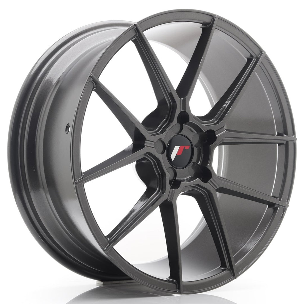 Cerchio in Lega JAPAN RACING JR30 20x8,5 ET20-42 5H con foratura su misura Hyper Gray