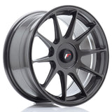 Cerchio in Lega JAPAN RACING JR11 17x8.25 ET35 con foratura su misura Hyper Gray