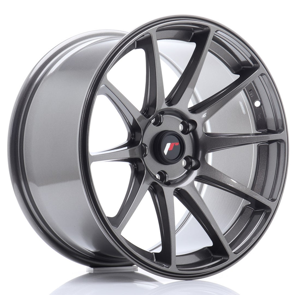 Cerchio in Lega JAPAN RACING JR11 18x9.5 ET30 5x120 Hyper Gray