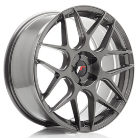 Cerchio in Lega JAPAN RACING JR18 19x8,5 ET25-42 5H con foratura su misura Hyper Gray