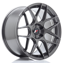 Cerchio in Lega JAPAN RACING JR18 19x9,5 ET22-35 5H con foratura su misura Hyper Gray