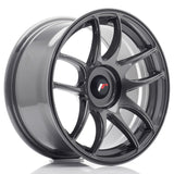 Cerchio in Lega JAPAN RACING JR29 16x8 ET20-30 con foratura su misura Hyper Gray