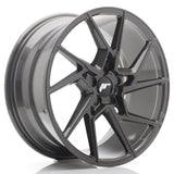 Cerchio in Lega JAPAN RACING JR33 19x8.5 ET35-48 5H con foratura su misura Hyper Gray