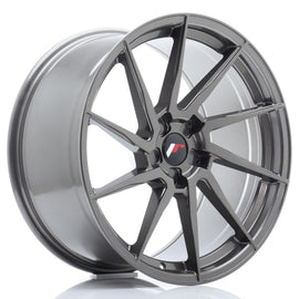 Cerchio in Lega JAPAN RACING JR36 20x10 ET20-45 5H con foratura su misura Hyper Gray