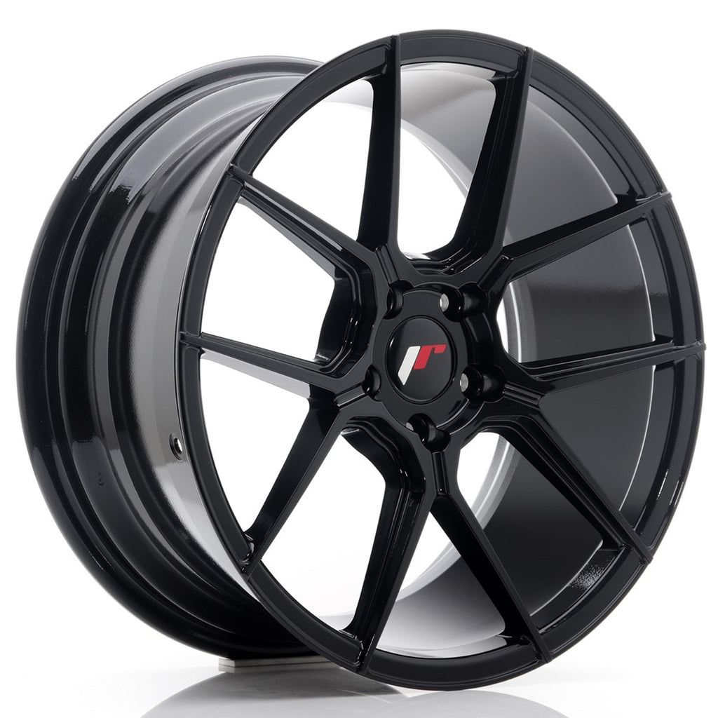 Cerchio in Lega JAPAN RACING JR30 18x8.5 ET40 5x112 Glossy Black