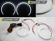 Carica l&#39;immagine nel visualizzatore di Gallery, Anelli per fari ANGEL EYES SMD 264 LED per BMW Serie 3 E36 Serie 7 E36 Serie 5 E39 Serie 3 E46