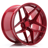 Cerchio in Lega CONCAVER CVR2 19x9.5 ET20-45 con foratura su misura Candy Red