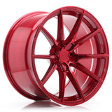 Cerchio in Lega CONCAVER CVR4 20x10.5 ET15-45 con foratura su misura Candy Red