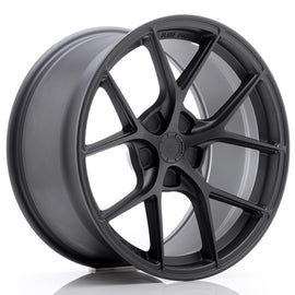 Cerchio in Lega JAPAN RACING SL01 18x9.5 ET25-38 5H con foratura su misura Matt Gun Metal